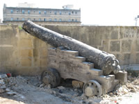 Alte Kanone in Malta