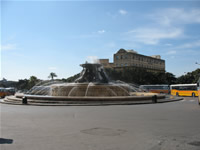 Springbrunnen vor Valletta