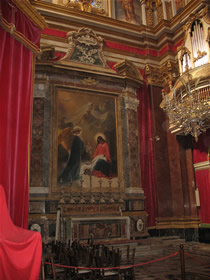 Gemälde in der Kathedrale von Mdina